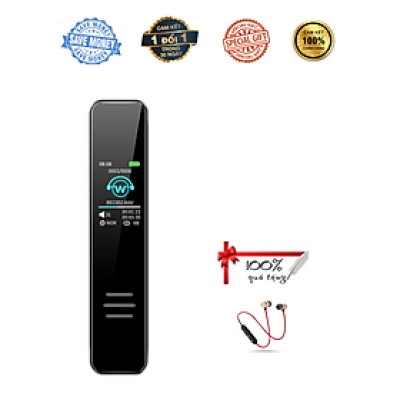 ROGZ - Máy Ghi Âm Chuyên Nghiệp 299IPS Ghi âm định dạng lossless Chống ồn chủ động Bộ nhớ 8Gb Màn gương 5D sắc nét Tự động lưu trữ Bảo mật tệp tin Hỗ trợ học tiếng Anh hiệu quả  - Hàng Chính Hãng