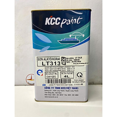 Sơn Alkyd KCC LT313 Base A màu xám VB0028 _4L 