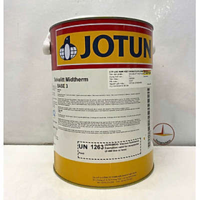 Sơn chịu nhiệt Jotun Solvalitt Midtherm (260°C) Base 3 màu xanh - Green 0257 _ 5L