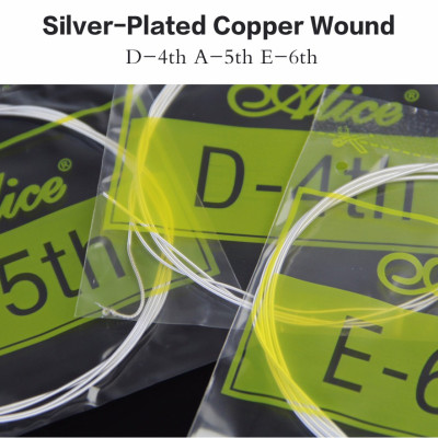 Bộ 6 Dây Đàn Guitar Classic Alice A106 ( Tặng Kèm 3 Pick Gảy Alice AP-100Q )