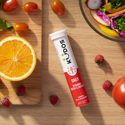 Combo Thực phẩm bảo vệ sức khỏe KUDOS IMMUNITY BOOST EXTRA  STRENGTH + KUDOS DAILY VITAMINS PLUS BIOTIN  & GINSENG (20 viên/ Tuýp)