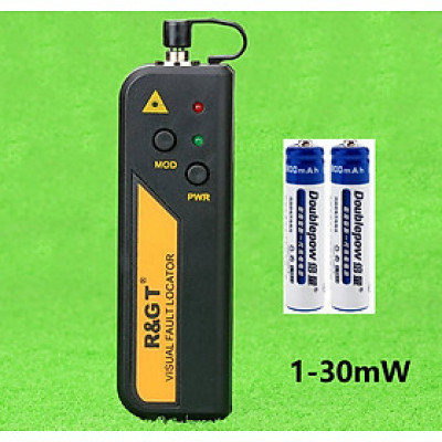 (Kèm 02 Pin Sạc) Bút Dò Lỗi Sợi Quang FTTH RGT TM-18 Công Suất 1/10/20/30mW Tia Laser Đỏ Cho Phép Đo Các Khoảng Cách Từ 5-10-20-30KM - Hàng Chính Hãng