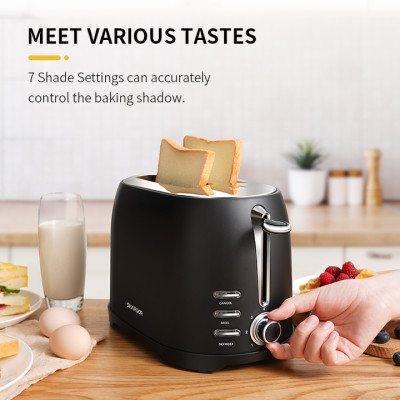 Máy nướng bánh mì Shardor TS515B-ELF Công suất 800W - Chất liệu Thép không gỉ - Hàng chính hãng