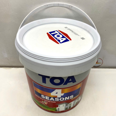 Sơn nước ngoại thất cao cấp TOA 4 Seasons Satin Glo siêu bóng màu vàng 7930 _ 5L