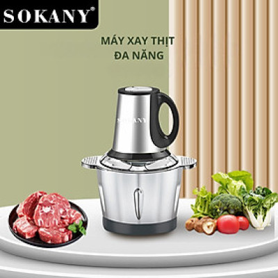 Máy xay thịt đa năng SOKANY SK-7011 Công suất cao 800W, dung tích lớn 3L, xay nhuyễn mọi thực phẩm, dễ dàng vệ sinh - HÀNG CHÍNH HÃNG