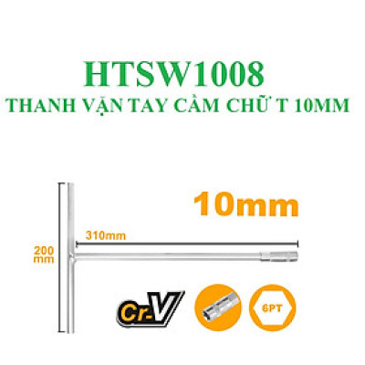 [CHÍNH HÃNG] Chìa vặn chữ T 10mm HTSW1008 INGCO