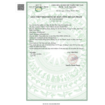 Điều Kinh PQA Giúp Bổ Huyết Điều Hòa Kinh Nguyệt, Giảm Đau Bụng Rong Kinh Hộp 125ml