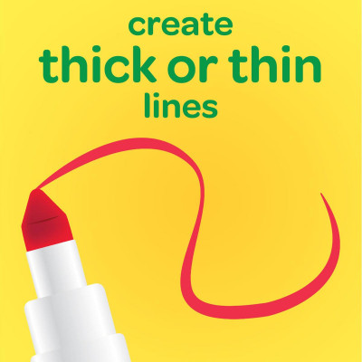 Hộp 50 Bút Lông Màu Rửa Được - Phiên Bản Mới Super Tips - Crayola 587507