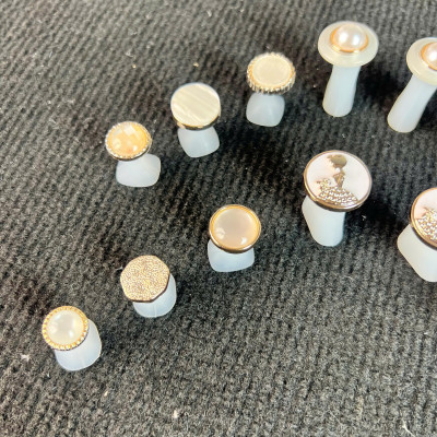 Tách Ngón Lẻ Ngọc Trai Hình Tròn, Hình Cô Gái Cao Cấp Túi 8 Chiếc Làm Nail Tiện Lợi Khi Sơn Và Chụp ảNh, Đế Silicon Đàn Hồi Tốt