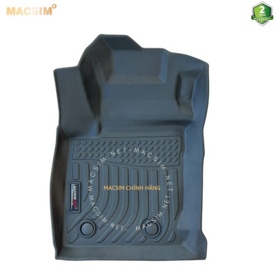 Thảm lót sàn xe ô tô Ford Fiesta 2011-2013 (sd) Nhãn hiệu Macsim chất liệu nhựa TPE cao cấp