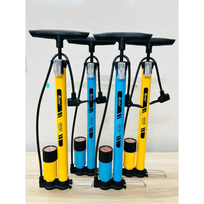Bơm xe đạp, xe máy thương hiệu Kirito có đầu bơm bóng, bơm đệm 6032B