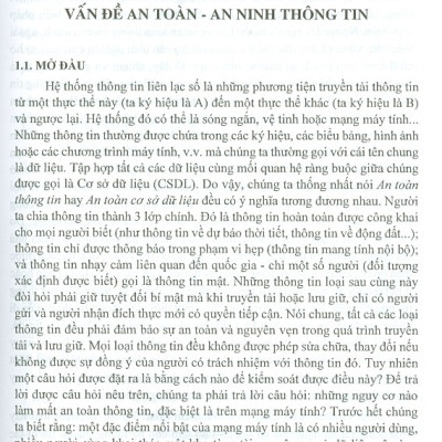 Mật Mã Và An Toàn Thông Tin - Lý Thuyết Và Ứng Dụng