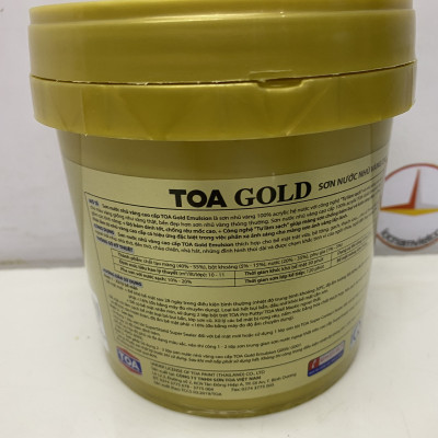 Sơn phào chỉ trong và ngoài nhà Toa nhũ vàng Gold Emulsion #OG 005_1L