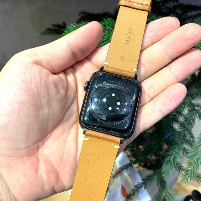 Dây Đeo Apple Watch 49mm 45mm 44mm 42mm, Chất Liệu Da Bò Cao Cấp, Phong Cách Vintage Hoài Cổ, Tương Thích Các Phiên Bản Series Ultra2/Ultra/SE2/SE/10/9/8/7/6/5/4/3/2/1