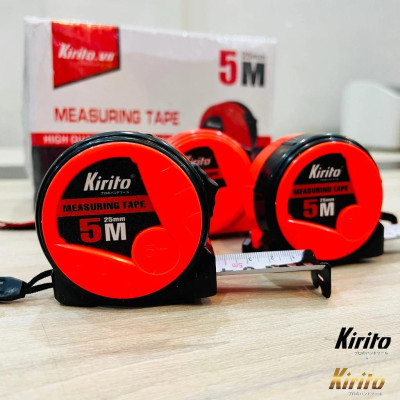 Thước cuộn Kirito 5m và 7.5m cao cấp chính hãng đủ kích thước