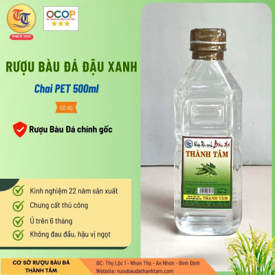 Đặc Sản Bình Định - Rượu Bàu Đá Thành Tâm Đậu Xanh - OCOP 3 Sao