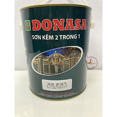Sơn Sắt Kẽm Donasa 2 trong 1 màu DAF 3260 Xingfa xám _ 3L