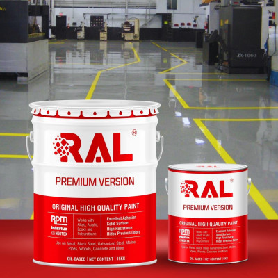 Sơn sàn chịu mài mòn (trung gian) RAL RAFLOOR  ARMOR MIO - 5KG