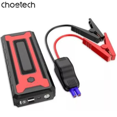 Bộ kích nguồn ô tô Choetech TC0009 2000A sạc pin cầm tay dung lượng 16000mAh tích hợp đèn Led 3 chế độ (Hàng chính hãng)