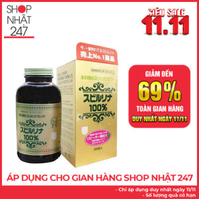 Tảo Xoắn Spirulina nội địa Nhật Bản (2200 viên)