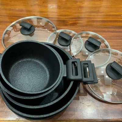 Nồi phủ kim cương DIAMANTE 18cm KUCHEN - Hàng Chính Hãng