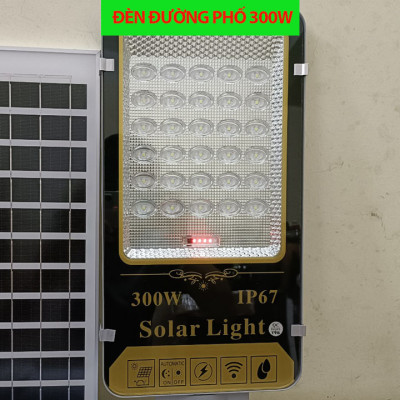 Đèn đường 300w IP67 năng lượng mặt trời