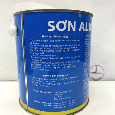 Sơn dầu Bạch Tuyết màu cam 404 3kg