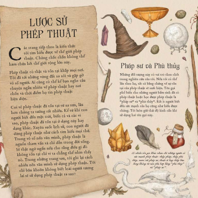 Sách - Cẩm Nang Về Phép Thuật - Bìa Cứng