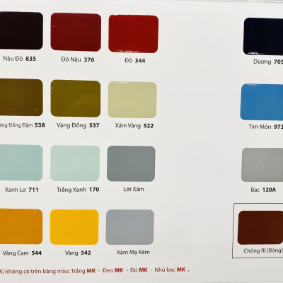 Sơn dầu Bạch Tuyết màu Vert 618 3kg