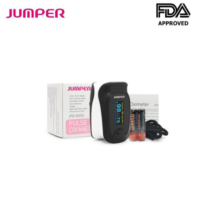 Máy Đo Nồng Độ Oxy Trong Máu Và Nhịp Tim Jumper JPD-500D | Màn Hình Màu OLED - Chức Năng Đo Chỉ Số Tưới Máu PI