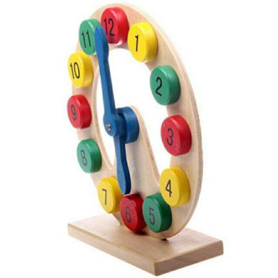 Đồ chơi đồng hồ gỗ để bàn khuyết giữa - Đồ chơi giáo dục ch