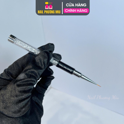 Cọ Nét Cán Đá Cao Cấp Great Nail Size 7mm, 9mm, 11mm B281, Cọ Vẽ Đường Nét Siêu Mảnh Làm Nail Trang Trí Móng