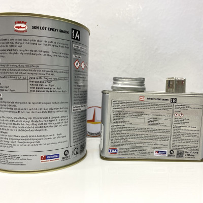 Sơn lót Epoxy Toa dành cho sắt kẽm - Sơn Shark 1L