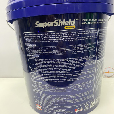 Sơn nước siêu cao cấp Toa SuperShield ngoại thất màu vàng 8522 _15L