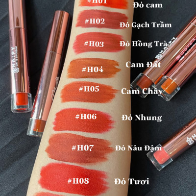 [ Mua 1 tặng 1] Son Happy kem lì Mini Garden Mattle Lipcream - Bám màu lâu trôi 3.5ml