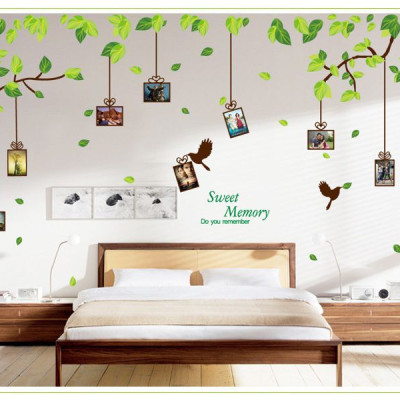 Decal dán tường Cây treo ảnh 7 AmyShop DCX014 (210 x 275 cm)