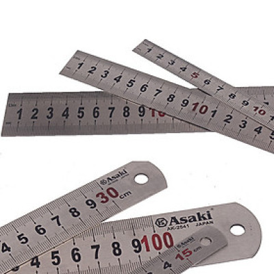 Thước lá inox 1200mm Asaki AK-2542