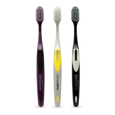 Bàn Chải Đánh Răng Loại Mềm Cán Nhựa Màu Xám Dentultima JR-TL-S1 (1 Cây)