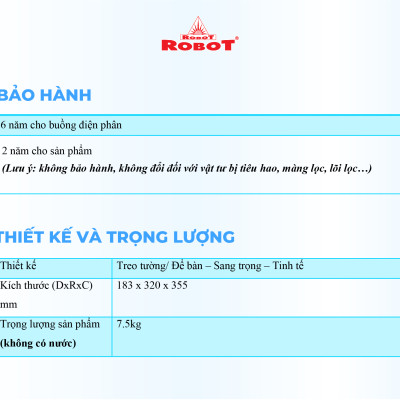 Máy Lọc Nước Điện Giải Ion Kiềm ROBOT IonPrince 1312 - Hàng Chính Hãng