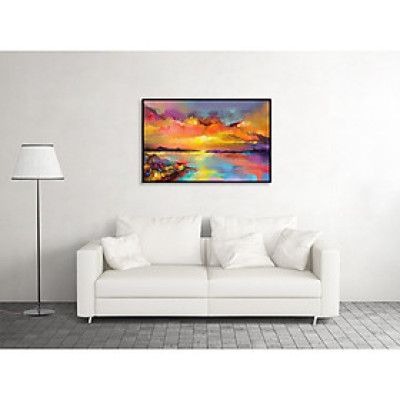 Tranh Sơn Dầu Trừu Tượng - Tranh canvas Treo Tường 