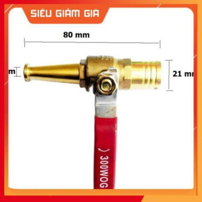 Đầu vòi bơm xịt thẳng tăng áp lục nước rửa xe tưới cây 206812