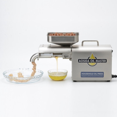 Máy ép dầu thực vật gia đình AOSIDA 888A Thương hiệu Anh Quốc 750W-1000W, ép 3-6kg/giờ - Hàng Nhập Khẩu, Bảo Hành 1 Năm