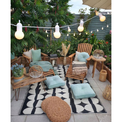 Giỏ mây hình trụ có nắp ECOHUB vintage đựng đồ, decor đẹp mắt