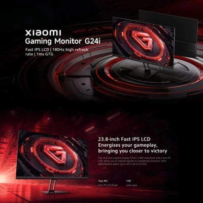 Màn hình Xiaomi Gaming G24i (ELA5625EU) (23.8" FHD/ IPS/ 180Hz/1ms/FreeSync/HDMI) - GiaPhucStore | Hàng Chính Hãng