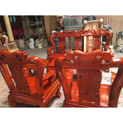 Bộ bàn ghế Minh Quốc Đào gỗ Xoan Ta