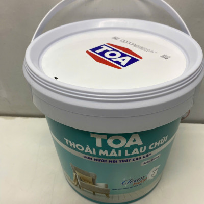 Sơn nước Toa thoải mái lau chùi siêu bóng màu xám 8323 _5L