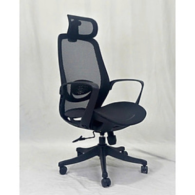 Ghế làm việc lưng lưới có tựa đầu CM4558-M Nội thất Capta Ghế văn phòng lưới ngã gật gù tay chân khung nhựa office chair hcm 