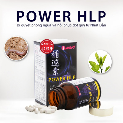 Thực phẩm chức năng Power HLP Hỗ Trợ & Hồi Phục Đột Quỵ (60 viên)