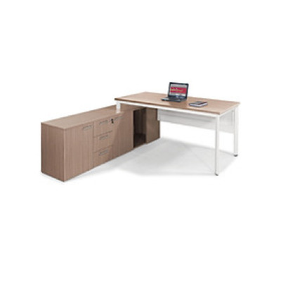 Bàn làm việc giám đốc Juno Sofa NT 190 BLD04 200 x 200 x 75 cm