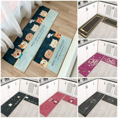 Bộ 2 tấm thảm bếp 3D  hoa văn hiện đại cao cấp ,các sợi bông được dệt từ sợi thiên nhiên giúp thấm hút nước và bụi bẩn cực tốt ,đế thảm có độ ma sát cao, , thiết kế lớp cao su chống trượt , bề mặt thảm mịn, không xù lông, không phai màu 